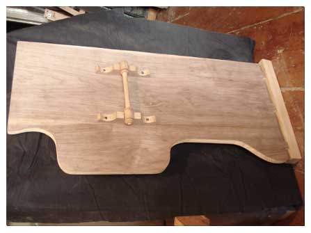 Замена шпона фисгармонии